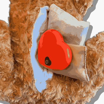 Puppy Kit with Blanket, Teething Toy, Heartbeat, Lavender, Heatpack